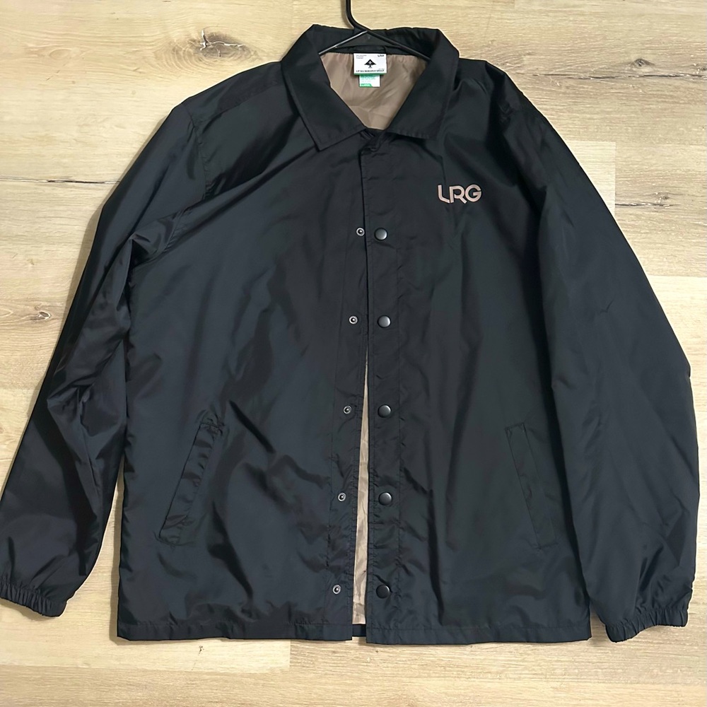 Windbreaker Style black brand Life Research Group(LRG) Jacket